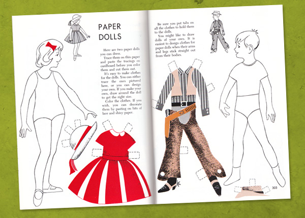 Childcraft Paper Dolls - Scan