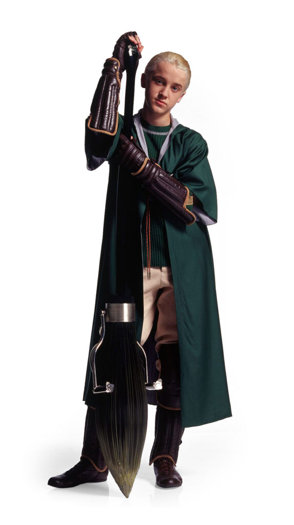 Draco Malfoy with Nimbus 2001 - Quidditch Outfit